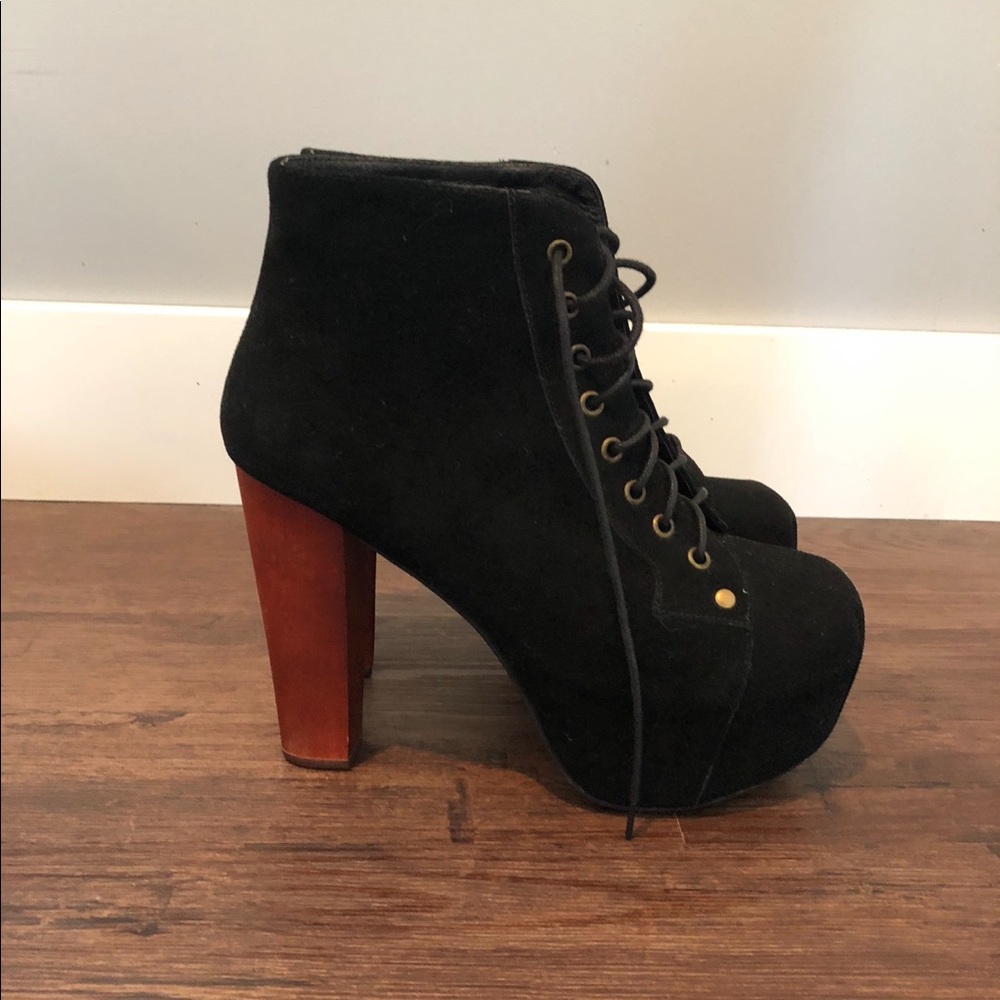 Jeffrey Campbell Suede Lita Boots *NEW*